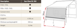 FIAMMA Sun View 350 (3.5m x 1.40m) 97952-050