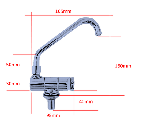 Single Folding Cold Water Faucet