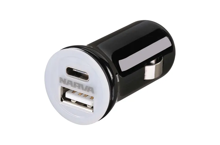 Narva Single USB + USB C Power Adaptor 81056BL