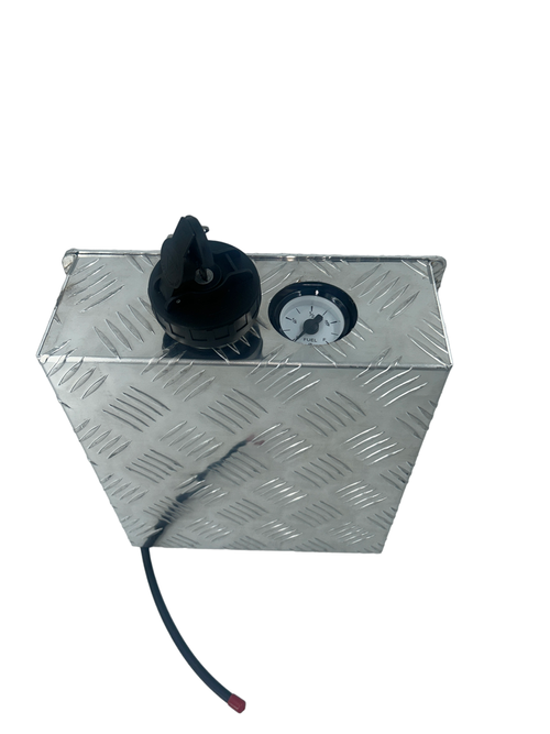 AUFOCUS GEN 4 - silver Checker Plate Tank Cover