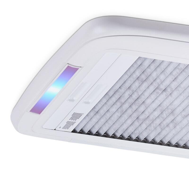 DOMETIC Midi Heki LED Push Bar Model - White Edge