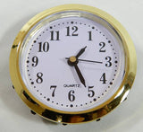 Wall Clock Gold 6cm