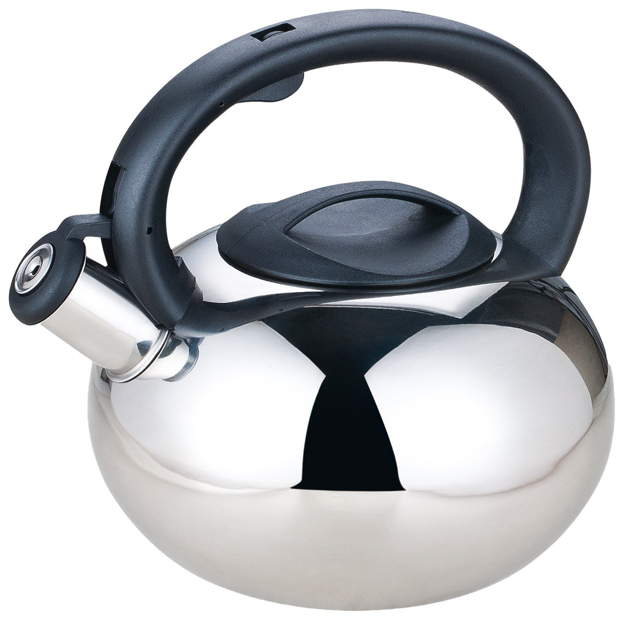 ROYAL DELUXE WHISTLING KETTLE - STAINLESS STEEL - SILVER