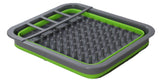 Collapsible Silicone Dish Drainer -  Green