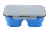 Collapsible Silicone 4 Compartment Storage Container