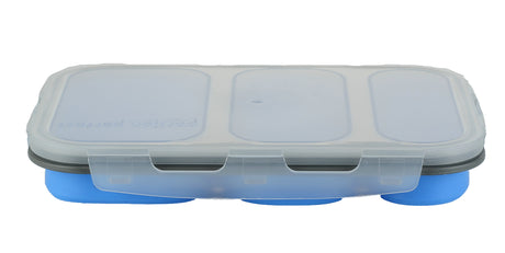 Collapsible 3 Compartment Storage Container