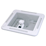 OZVENT 12V Shower Hatch with Fan LED Light 280 x 280mm