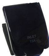 AUSTRALIAN RV 15AMP POWER INLET BLACK
