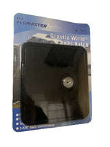 RV Flomaster Gravity Water Inlet Hatch - Black