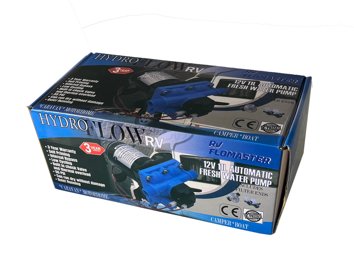 Hydroflow 12V 11 litre Automatic Pump