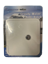 RV Flomaster Gravity Water Inlet Hatch - White