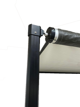 Luxury Awning Roll Out Awning 14 x 8ft Grey Black Hardware Included