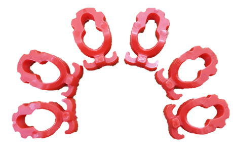 Triton Screw Peg Clip Large - 6 Piece