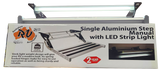 12V Aluminium Single Step with LED Light