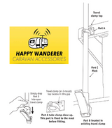 Bracket & 1.5m Mast Multi Fit