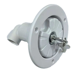 RV Flow masters Lockable Gravity Water Inlet - White
