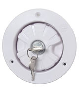RV Flow masters Lockable Gravity Water Inlet - White