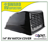 Ozvent Hatch Vent Cover 14" Black