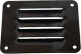 Ozvent Ventilation Grill Louvre Black 100mm x 75mm