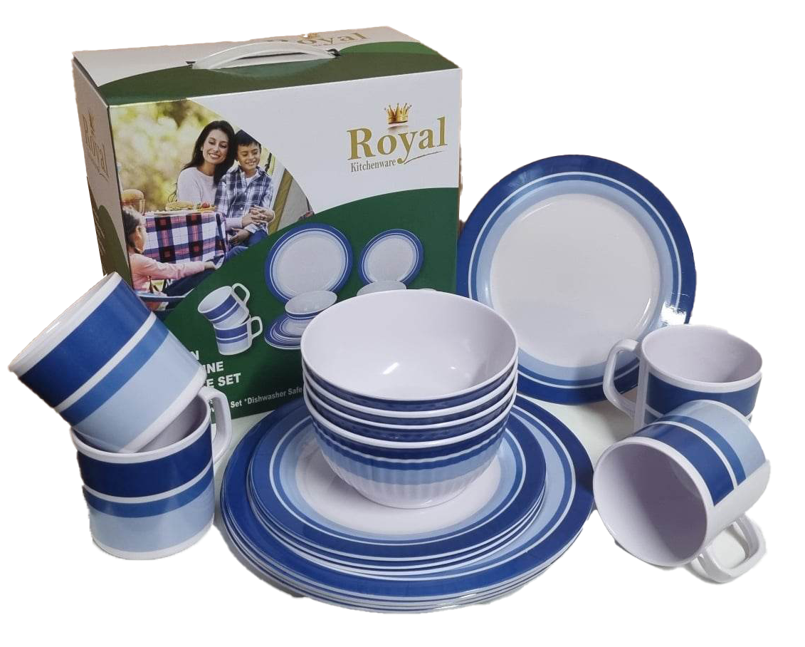 Royal Kitchenware Ocean 16 Piece Melamine Set
