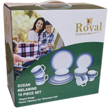 Royal Kitchenware Ocean 16 Piece Melamine Set