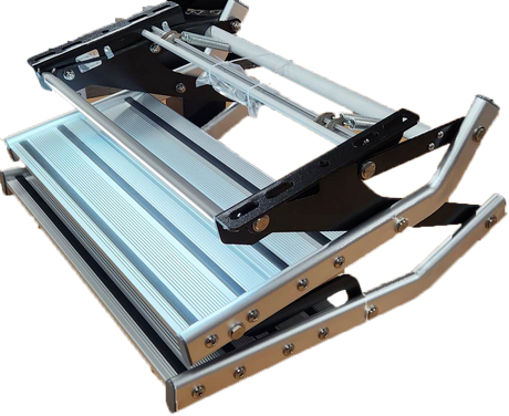 Australian RV Double Folding Manual Step with LED Light