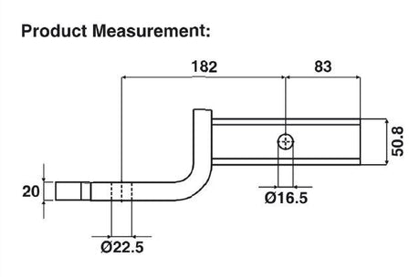 Standard Tow Hitch Mount THM01