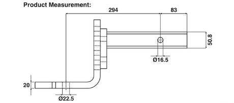 ADJ Tow Ball Mount THM03
