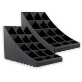 Wheel Chock with Handle Pair - Black