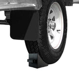 Wheel Chock with Handle Pair - Black