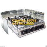 Companion Double Deflector Windshield For Portable Camping Stove