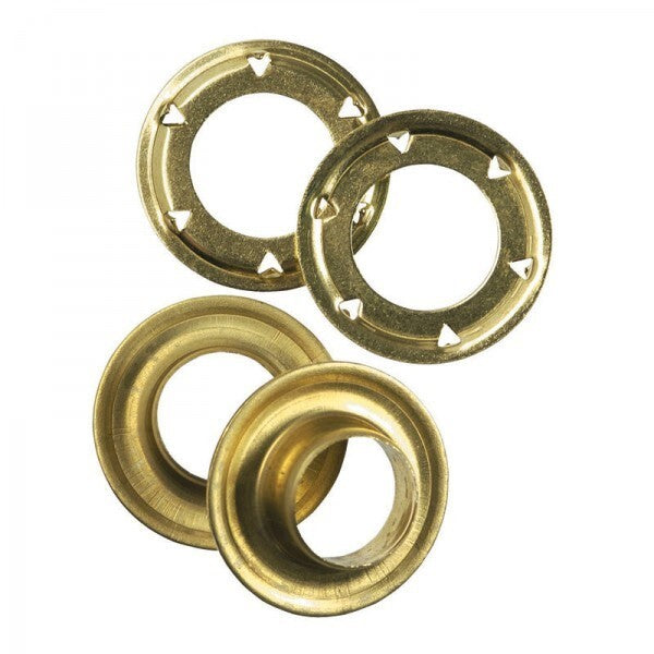 Brass Eyelets & Washers Size #4 - 20 Pack X21