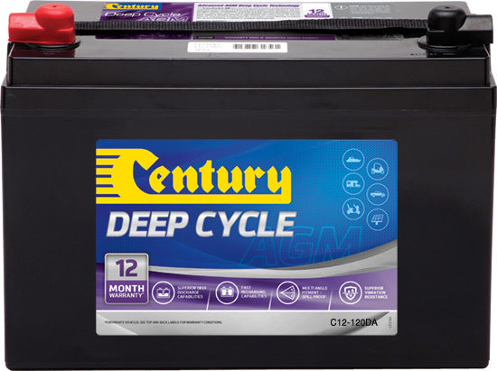 Century AGM 120 AH Deep Cycle C12-120DA