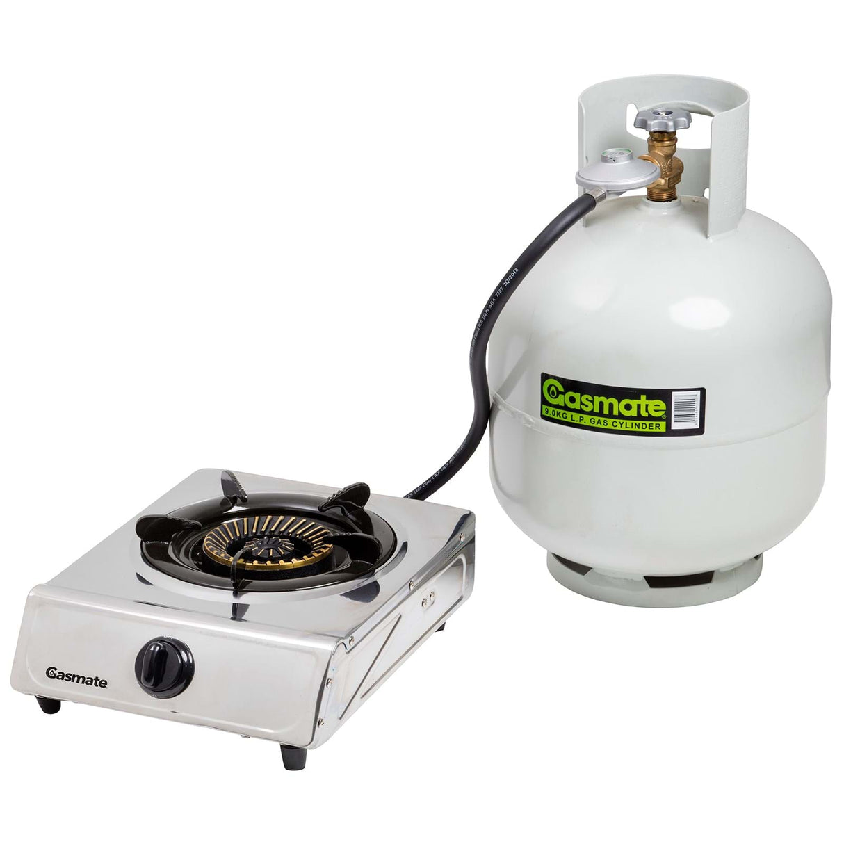 Gasmate Single Burner Stainless Steel Wok Style Cooker