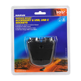 Narva Heavy Duty ACC/USB/ USB-C 81173BL