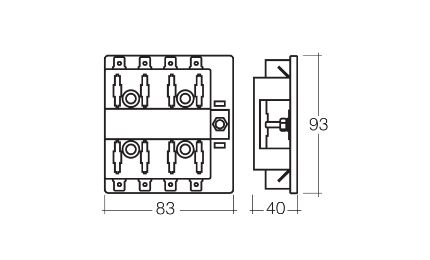 NARVA 8 Way Fuse Block - With Cover 54433