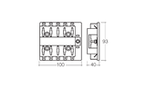 NARVA 10 Way Fuse Block Standard Blade 54435