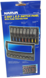 8-Way LED Switch Panel (Narva) 63196