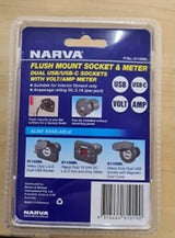 Flush Mount Socket & Meter USB-C
