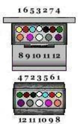 NARVA Trailer Connector 12 Pin Flat Plastic Plug 82171BL