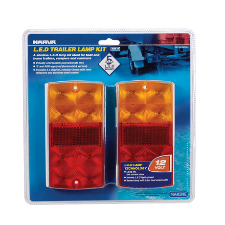 NARVA LED Trailer Lamp Kit 93630BL2