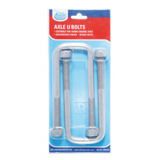 ARK Axle U Bolts 40mm Square Galvanised UB40GB