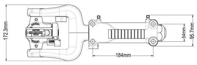 XO Series off road coupling 50mm towball - 3500kg Fixed electric brake