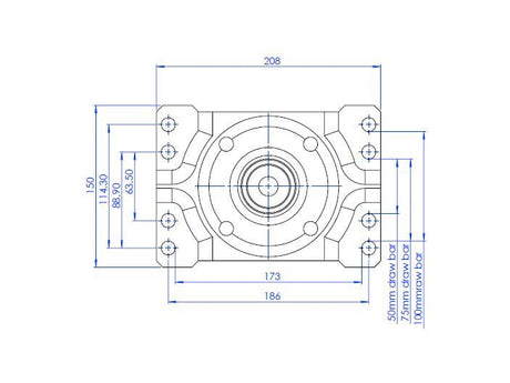 ARK Heavy Duty Jockey Stand Weld On JS227