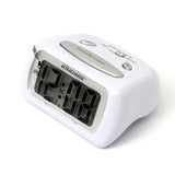 LCD Alarm Clock WHITE