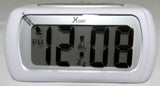 LCD Alarm Clock WHITE