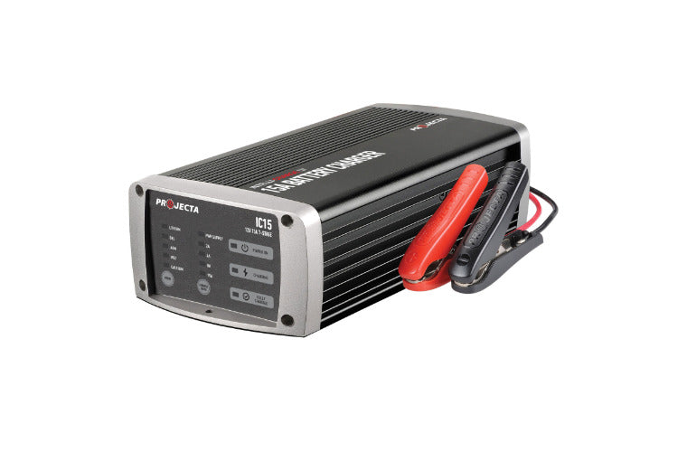 Projecta 12V Automatic 15 Amp 7 Stage Battery Charger Multi Chemistry Lithium IC15