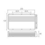 PROJECTA Automatic 9-32V 45A 3 Stage DC/Solar Battery Charger IDC45