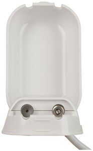 TV Outlet socket with PAL and F Connectors