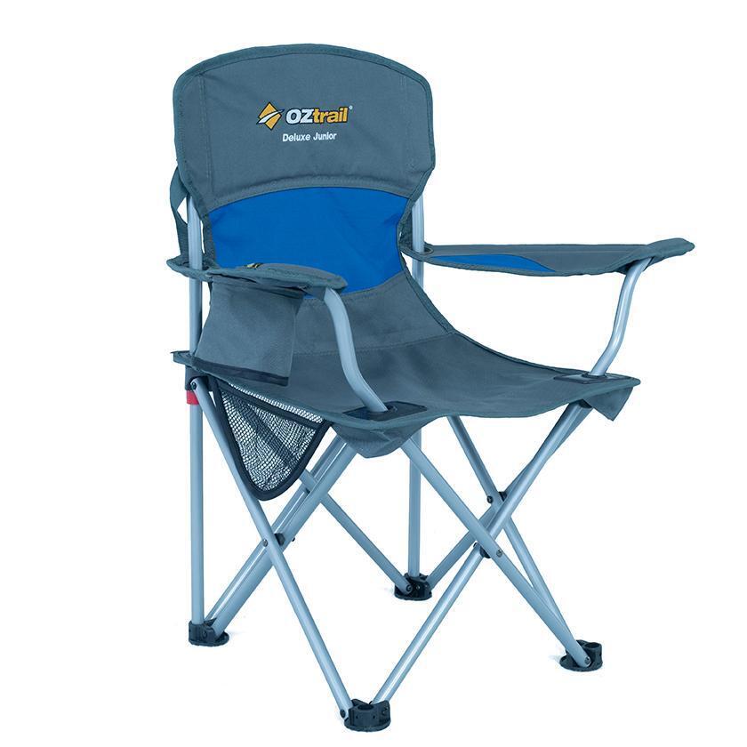 Oztrail Junior Deluxe Arm Chair - Blue